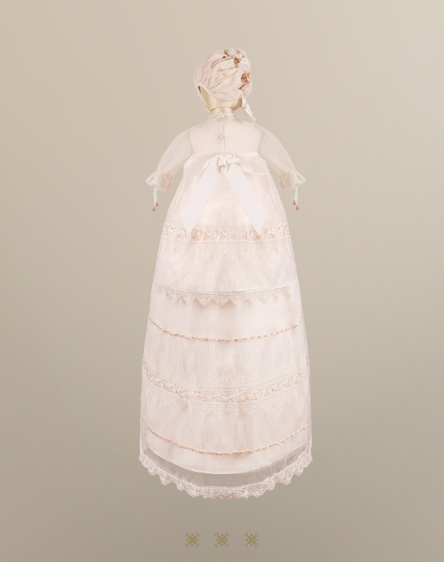 Ropón de bautizo de niña 02-537