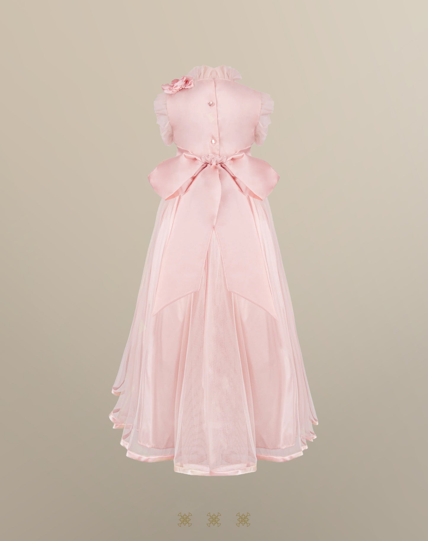 Vestido Infantil Rosa 02-631