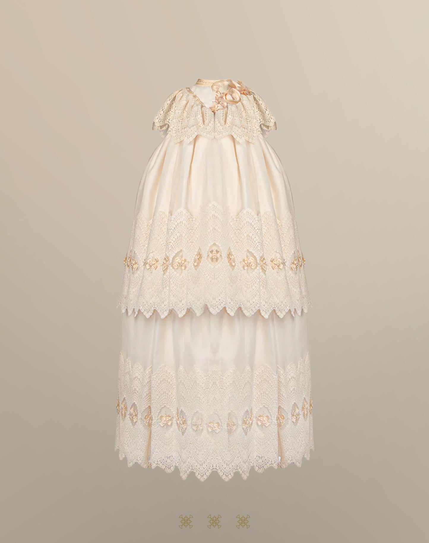 Ropón de bautizo de niña 02-637