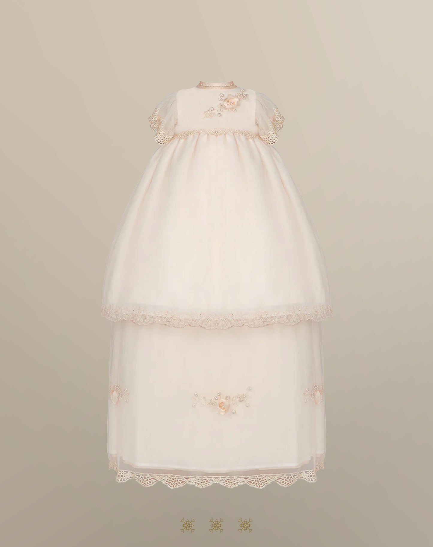 Ropón de bautizo de niña 02-639