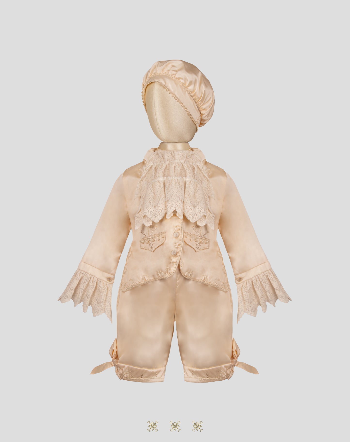 Ropón  de bautizo estilo príncipe 02-643