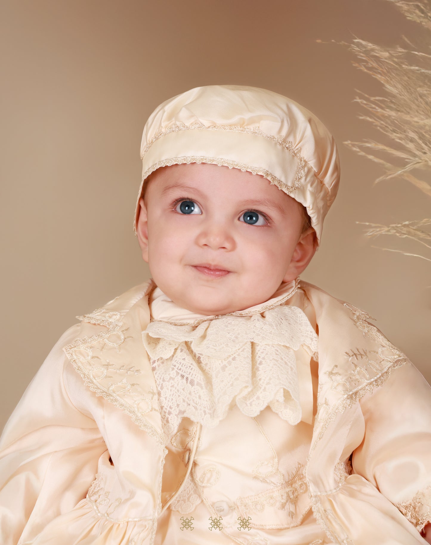 Ropón  de bautizo estilo príncipe 02-643