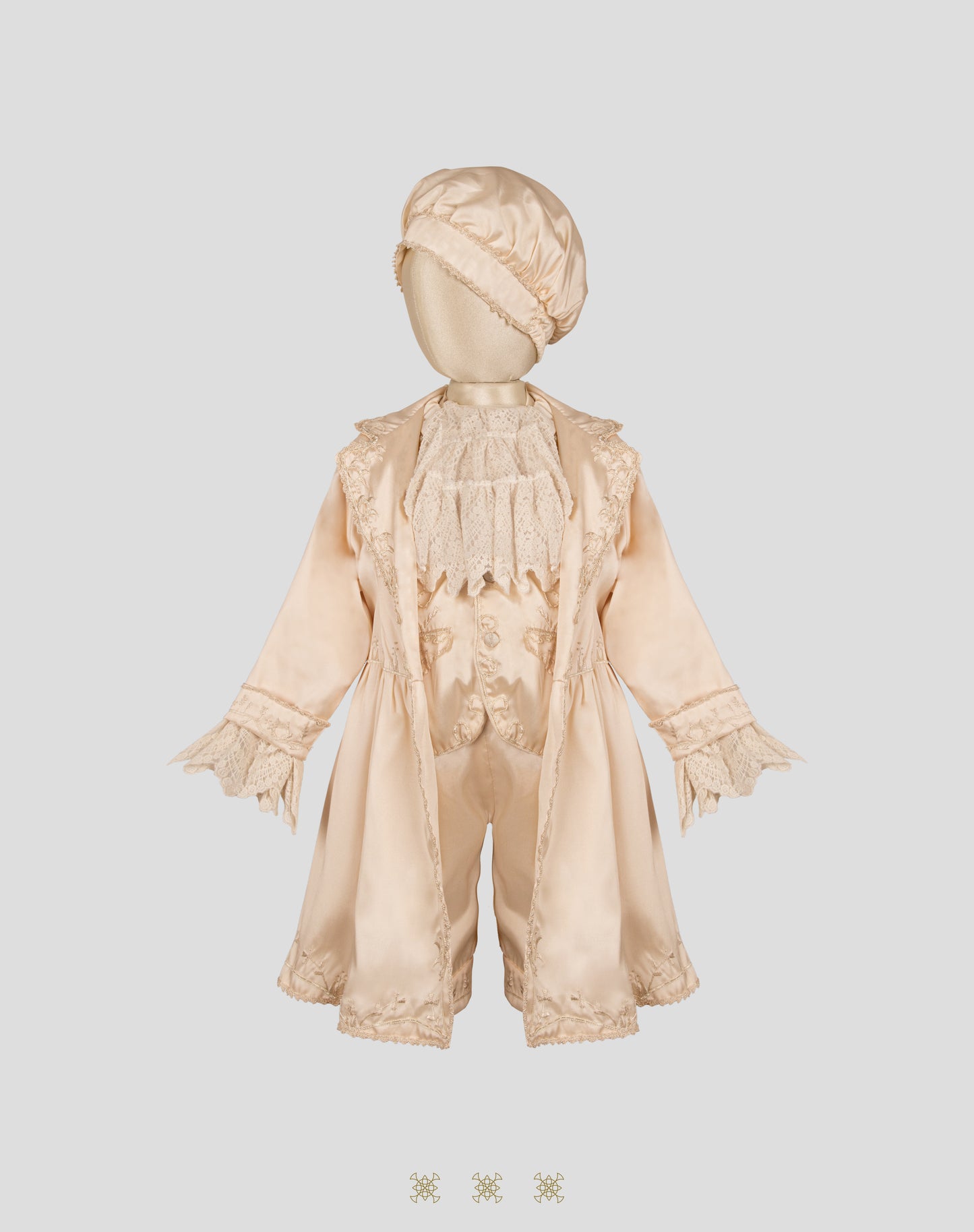 Ropón  de bautizo estilo príncipe 02-643