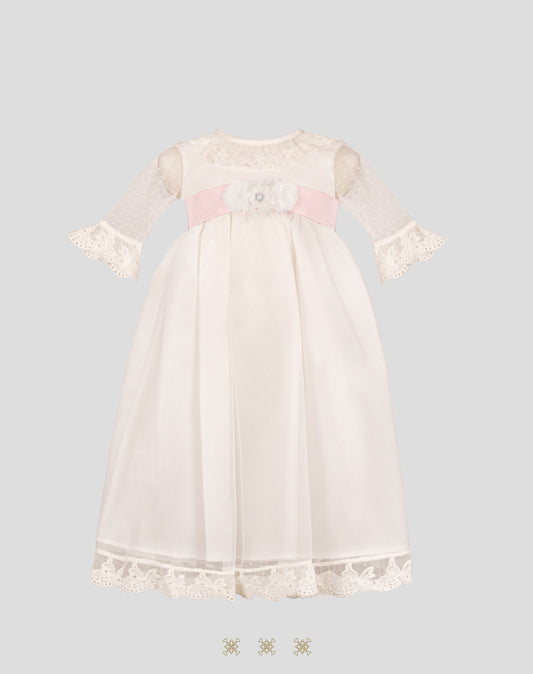 Ropón de bautizo de niña 03-317
