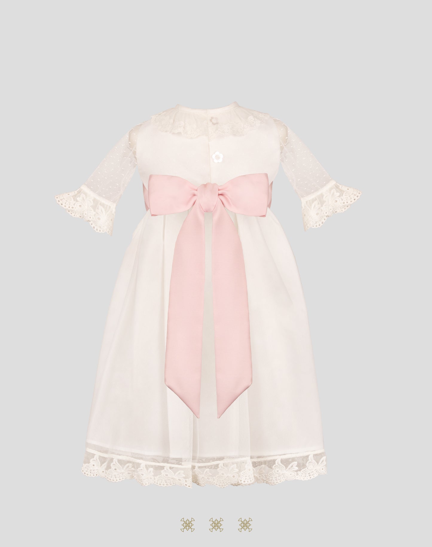 Ropón de bautizo de niña 03-317