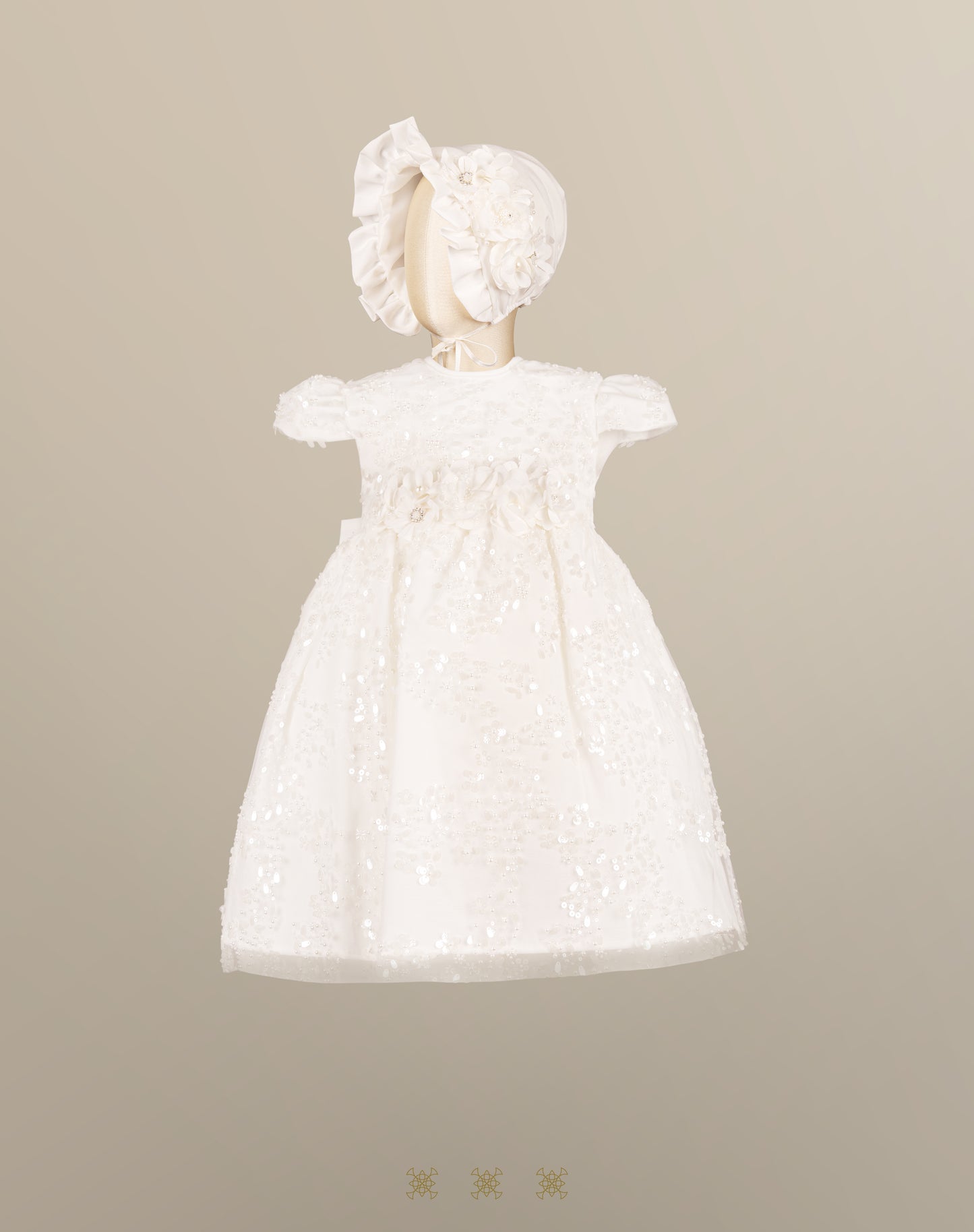 Ropón de bautizo de niña 03-660