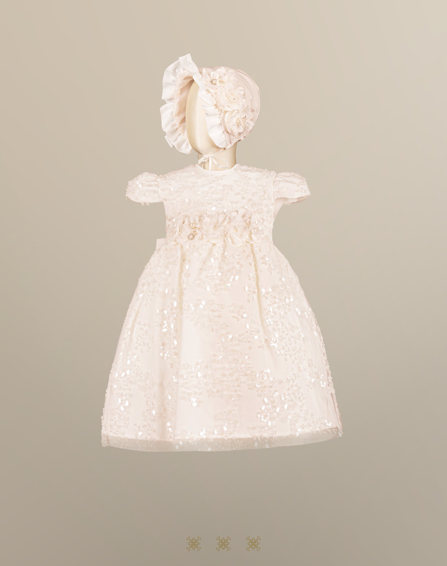 Ropón de bautizo de niña 03-660