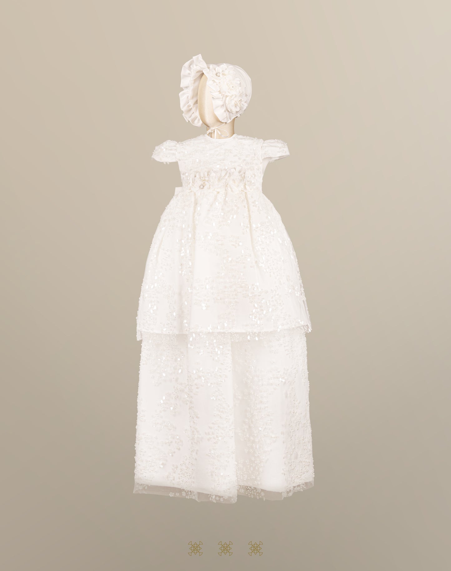 Ropón de bautizo de niña 03-660