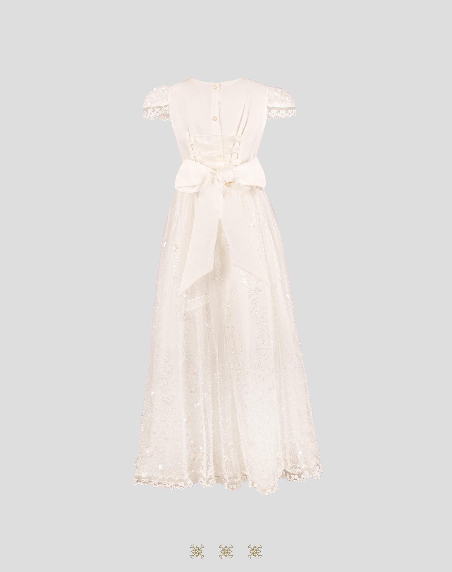 Vestido de Primera comunión hueso 03-680