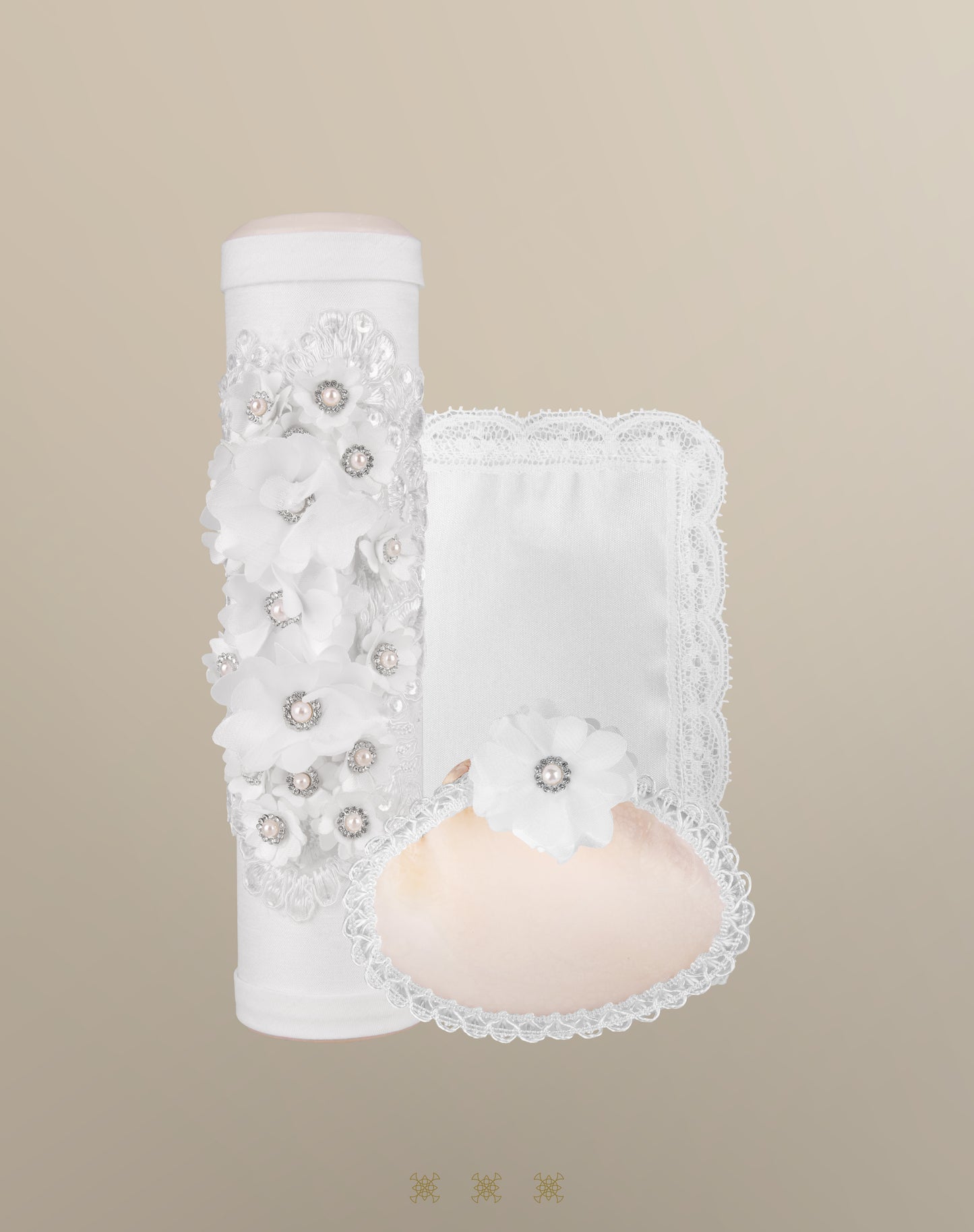 Set de vela bautizo blanco 04-376