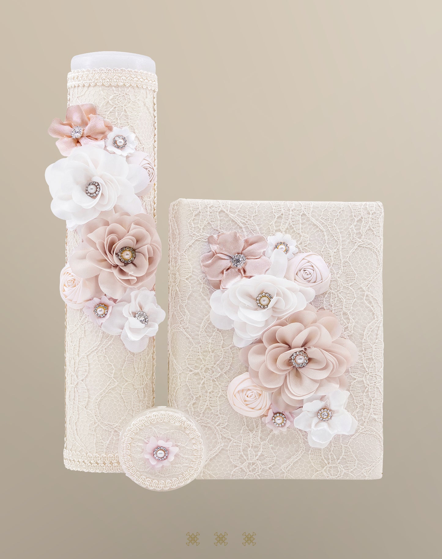 Set de vela primera comunión hueso 04-436