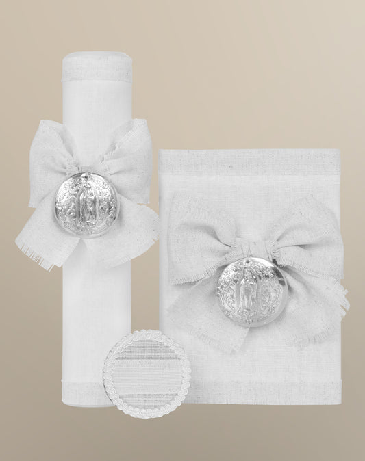 Set de vela primera comunión blanco 04-480