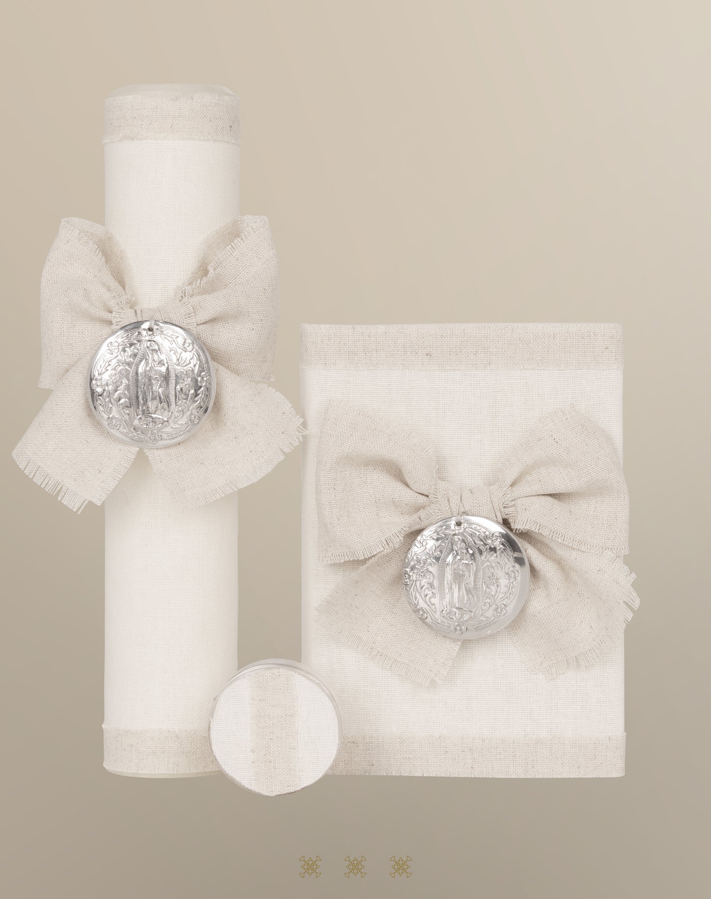Set de vela primera comunión hueso 04-480