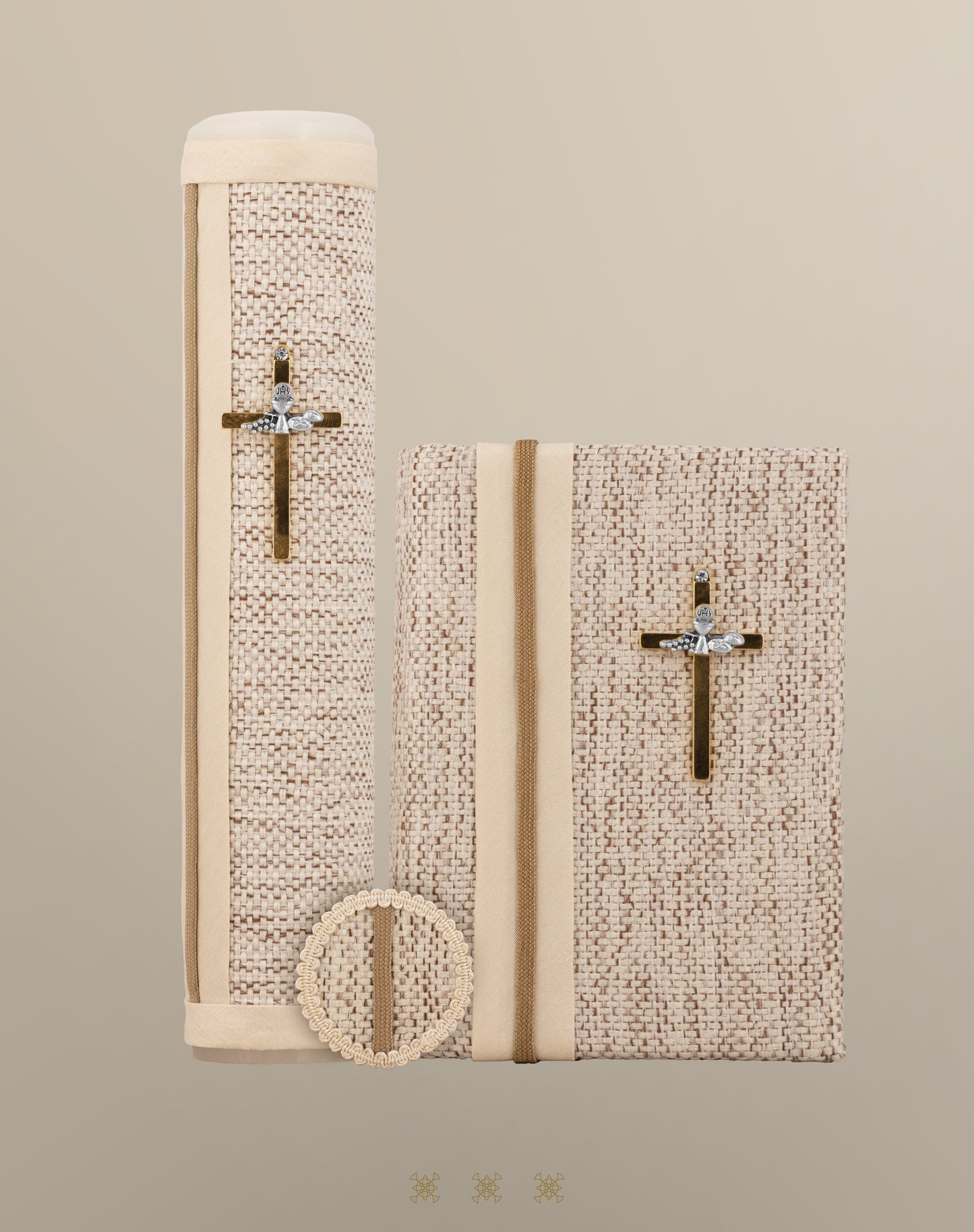 Set Comunion Beige 04-481