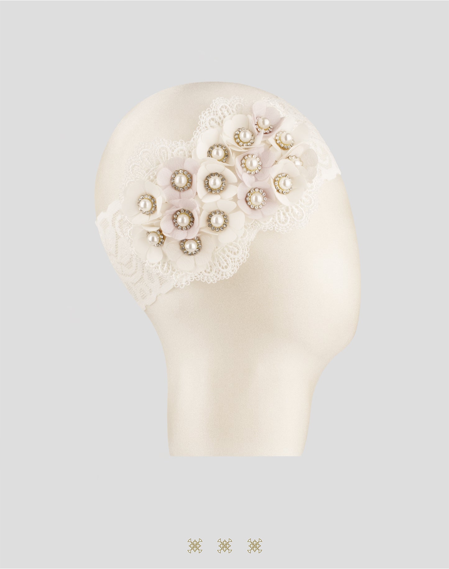 Tiara para bebé hueso 04-514