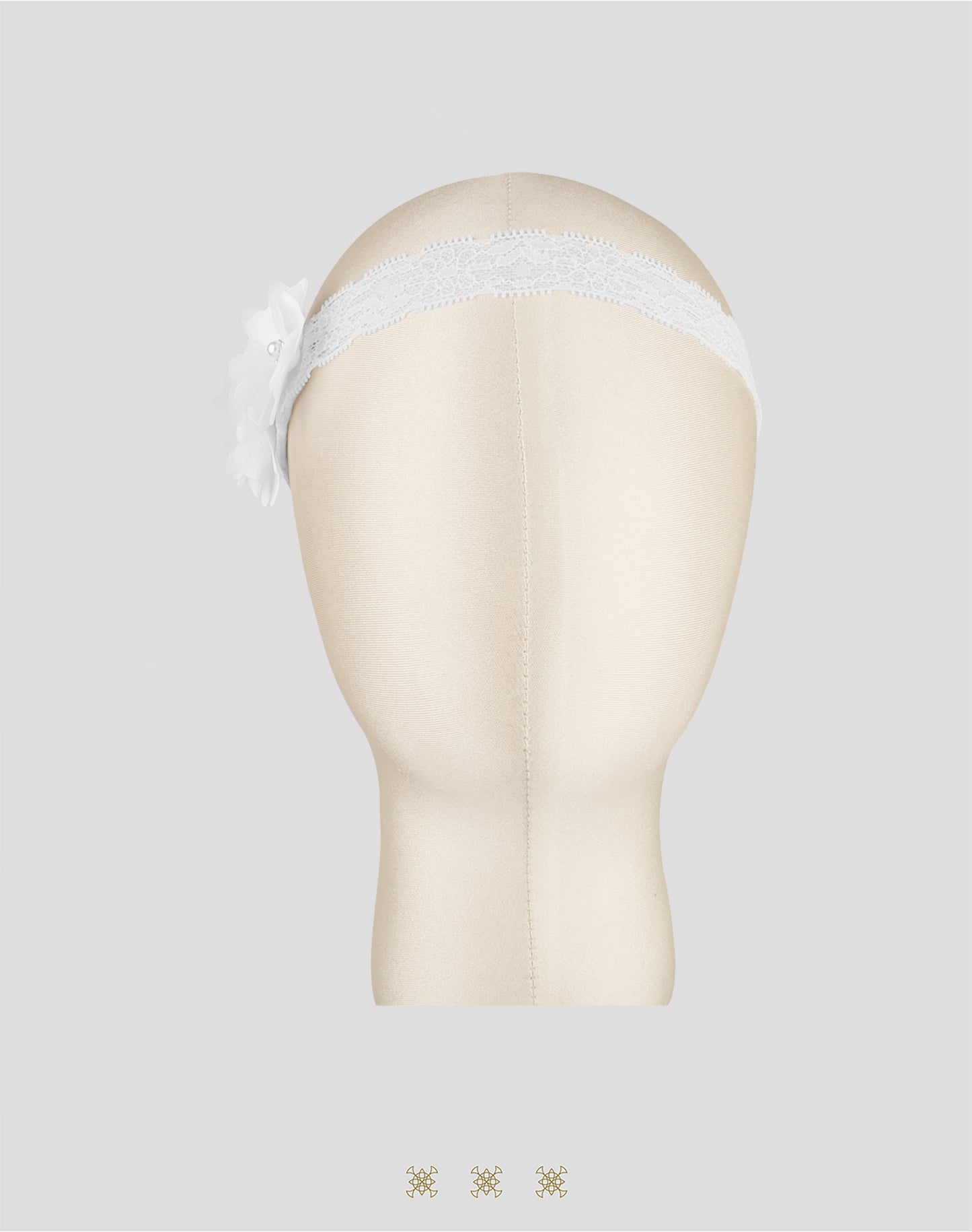 Tiara para bebé blanco 04-519