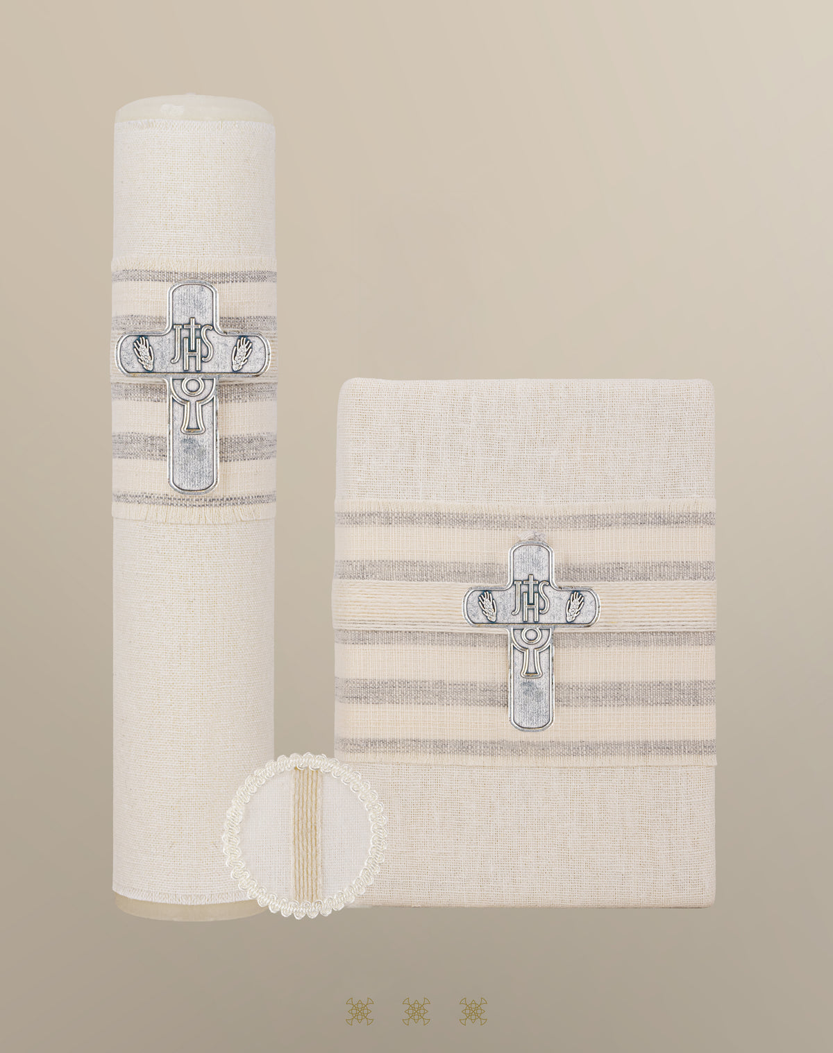 Set de vela primera comunión hueso JHS 04-535