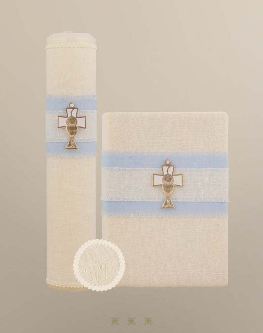 Set de vela primera comunión hueso 04-580
