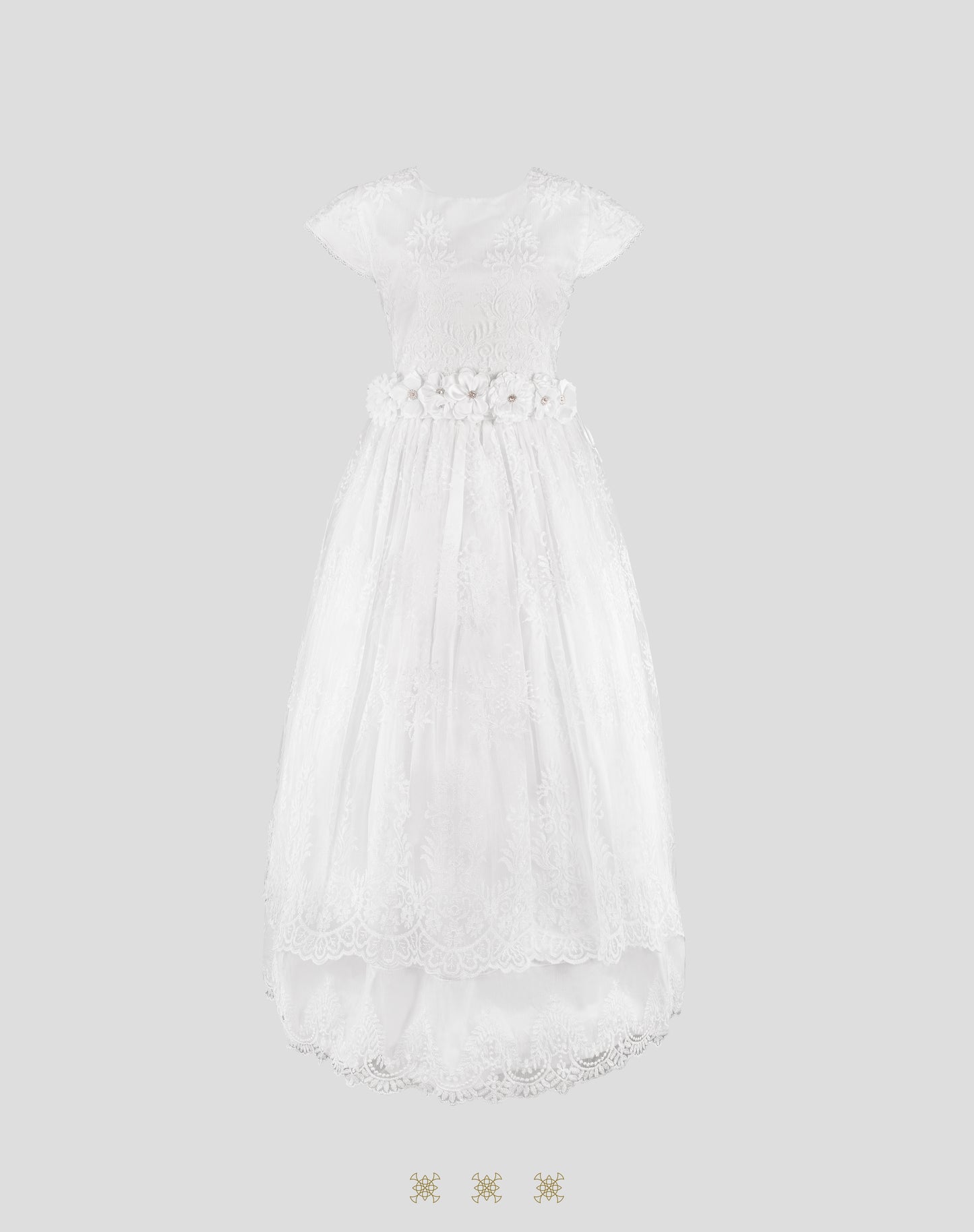 Vestido de Primera comunión blanco 08-127