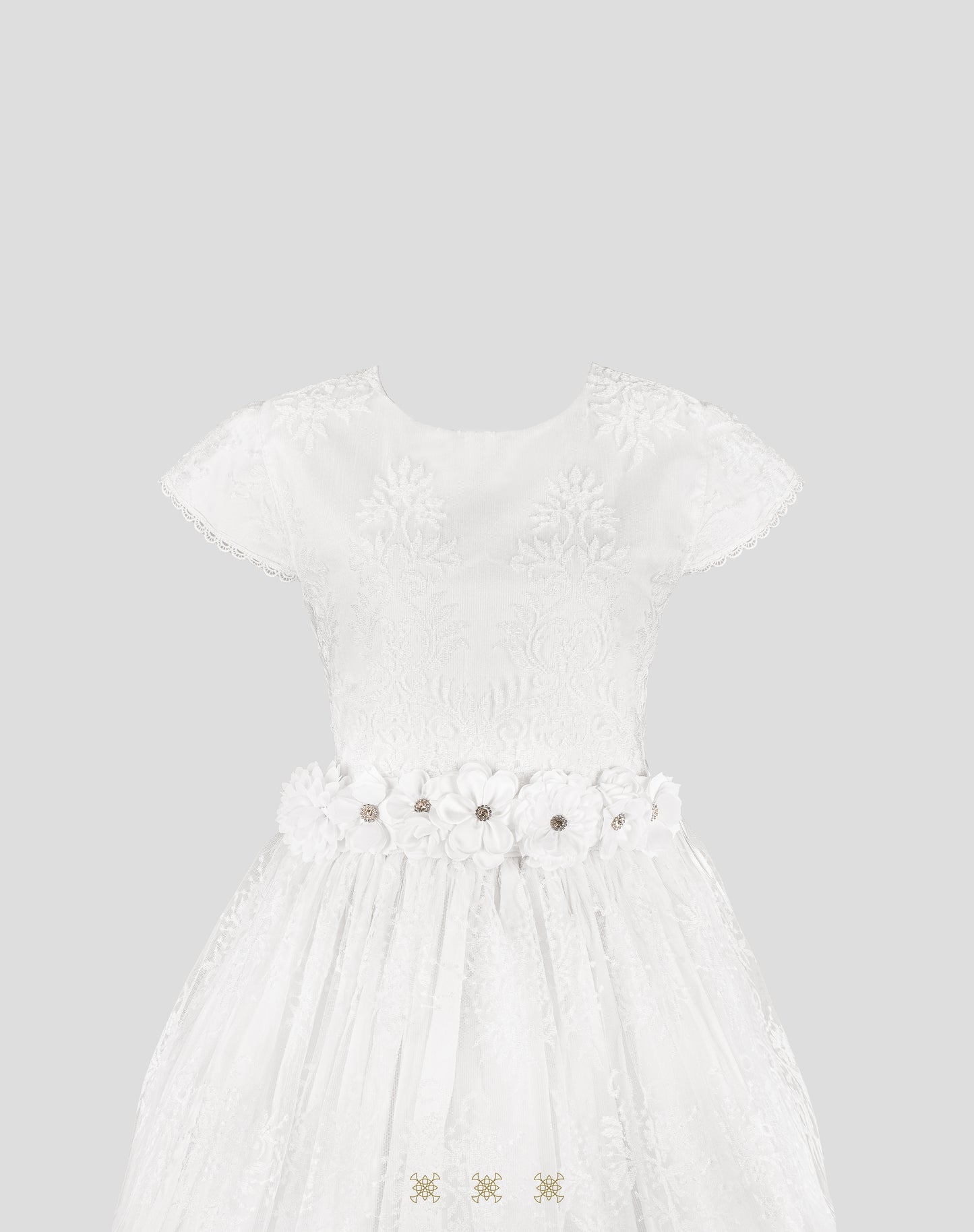 Vestido de Primera comunión blanco 08-127