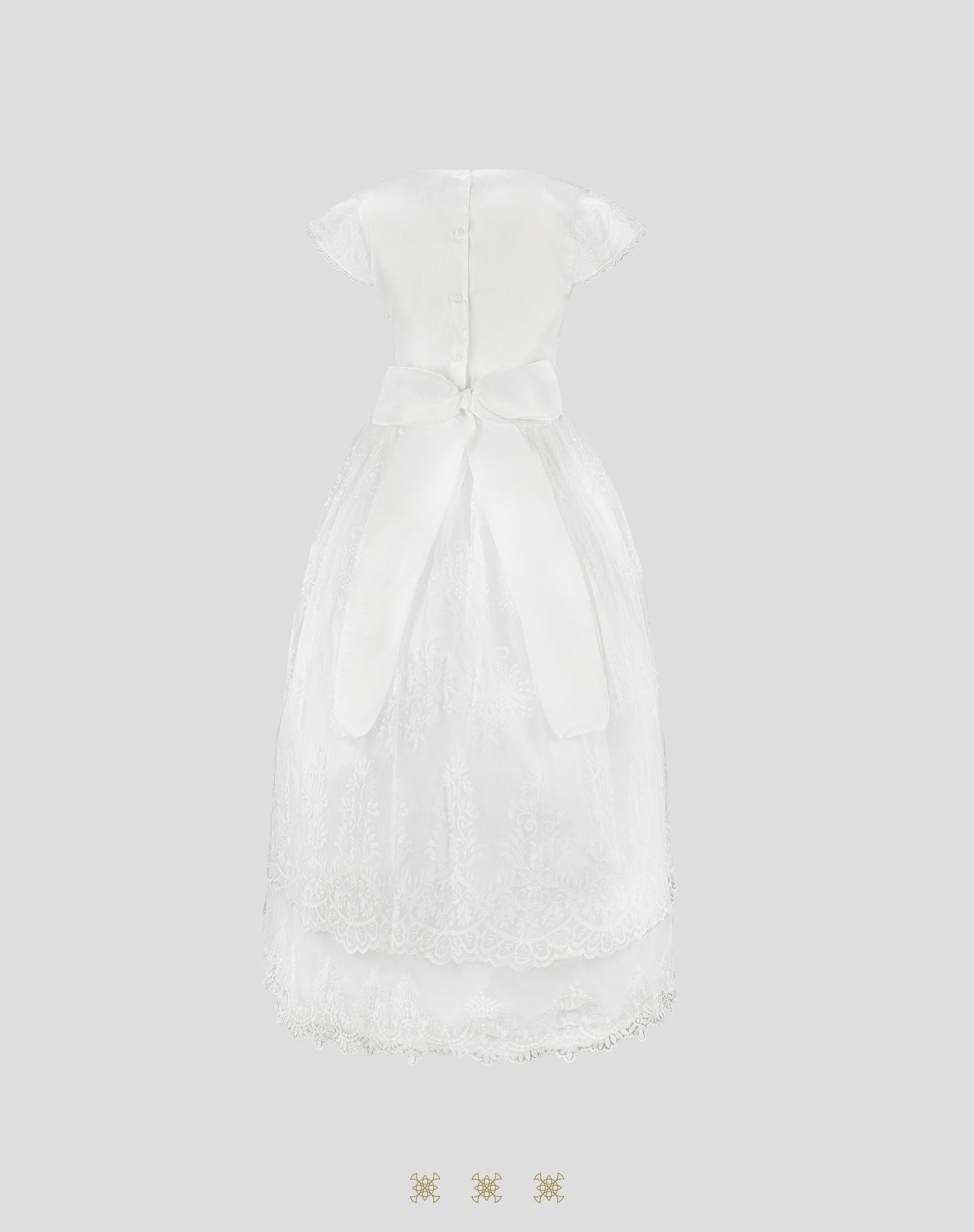 Vestido de Primera comunión blanco 08-127