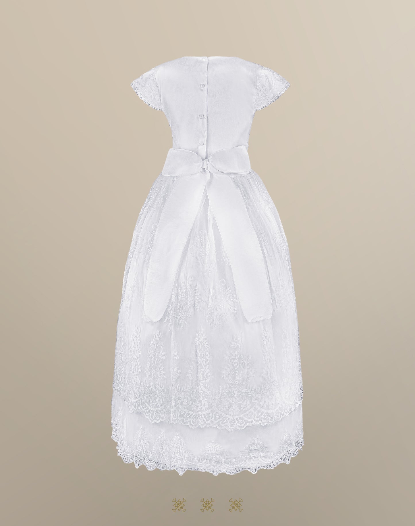Vestido de Primera comunión blanco 08-127