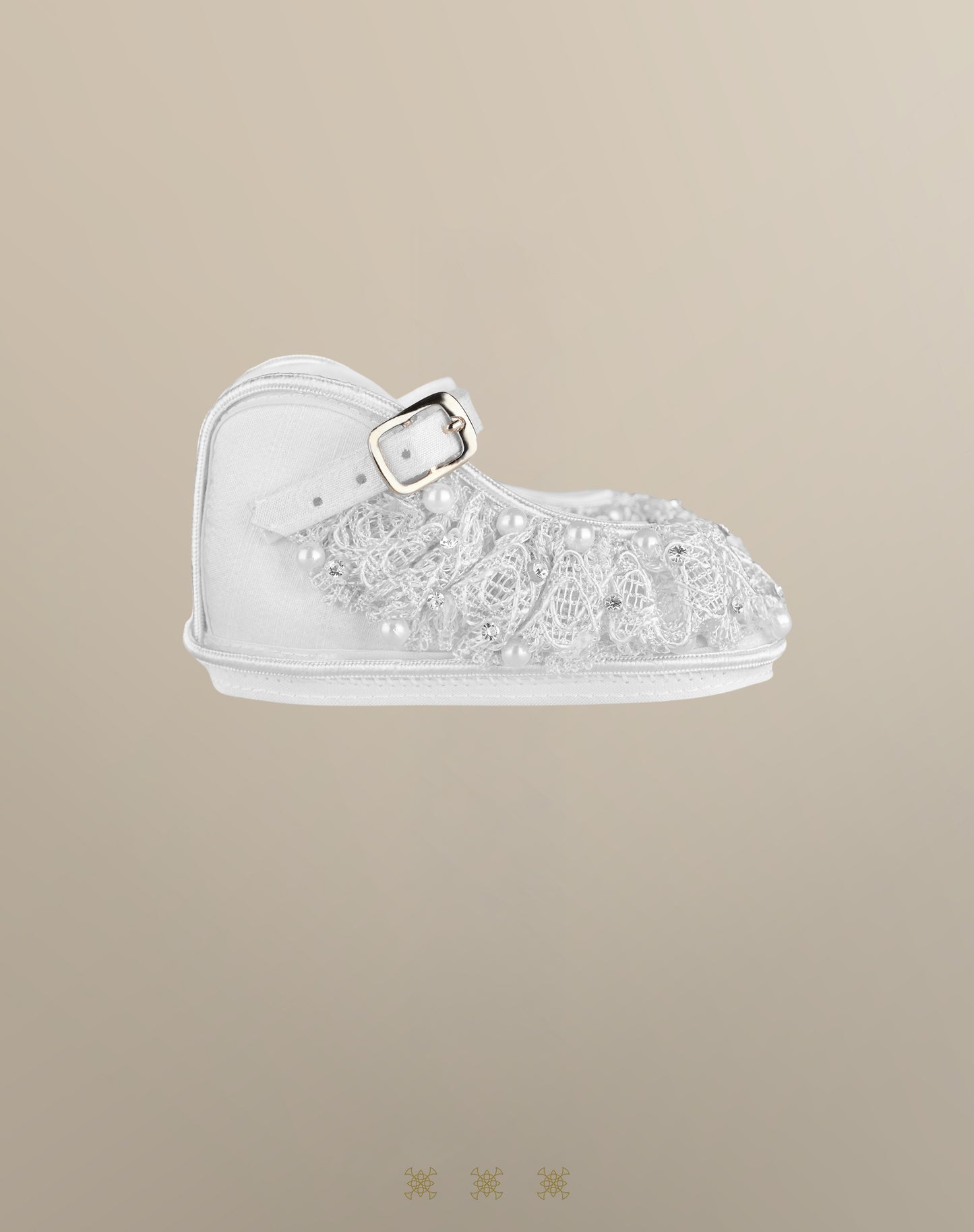 Zapato Infantil blanco tela 13-052