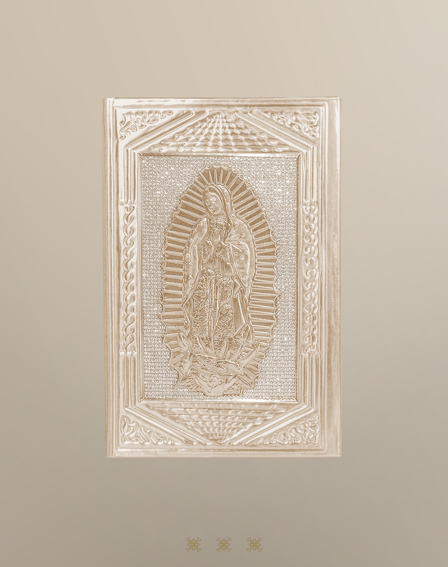 Biblia de boda repujado dorada 17-246