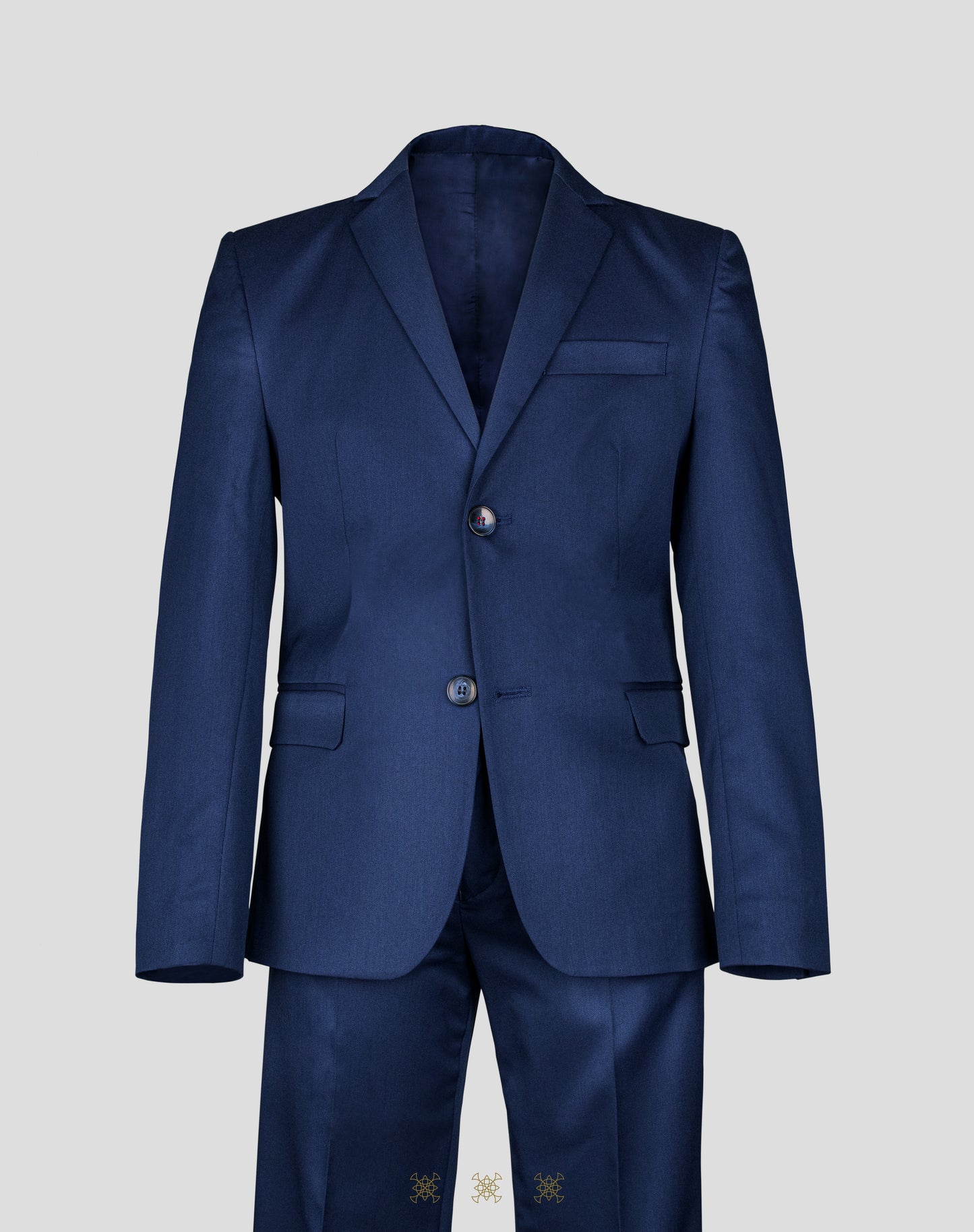 Traje primera comunión azul royal 33-005