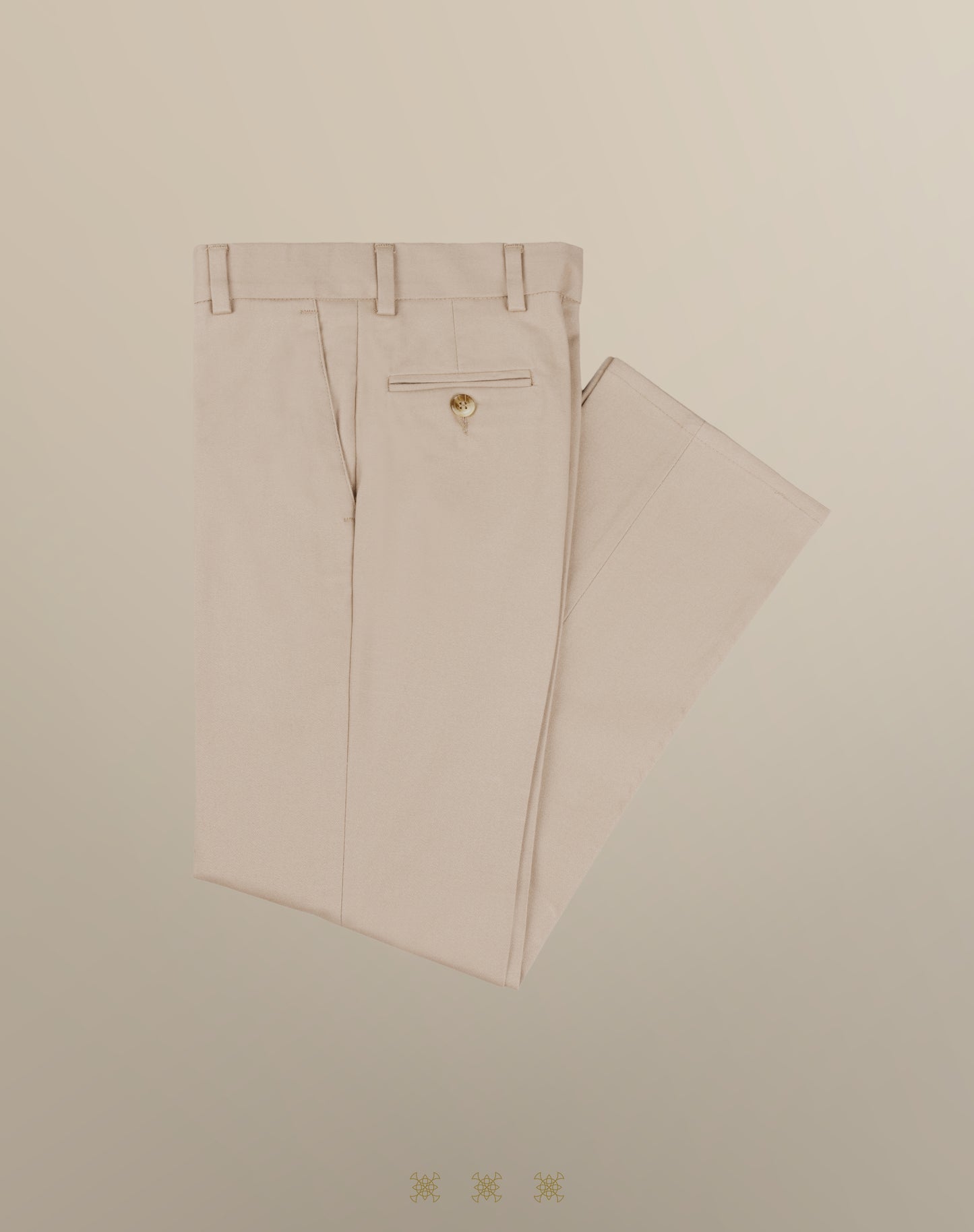 Pantalón de lino kaki 33-082