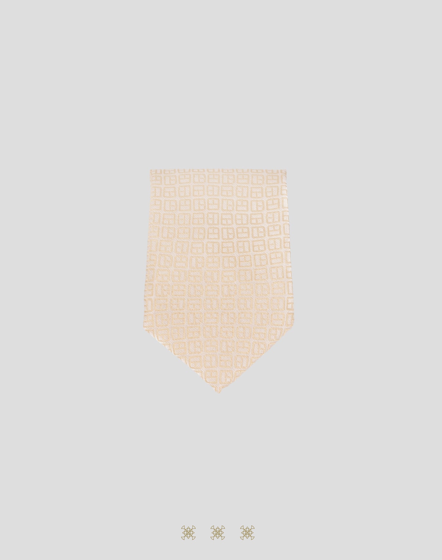 Corbata café con nudo 33-087