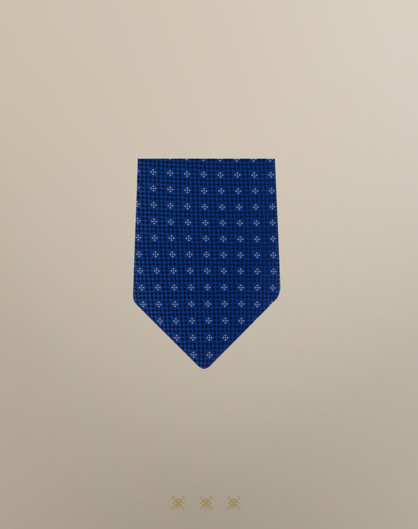 Corbata azul marino sin nudo 33-087