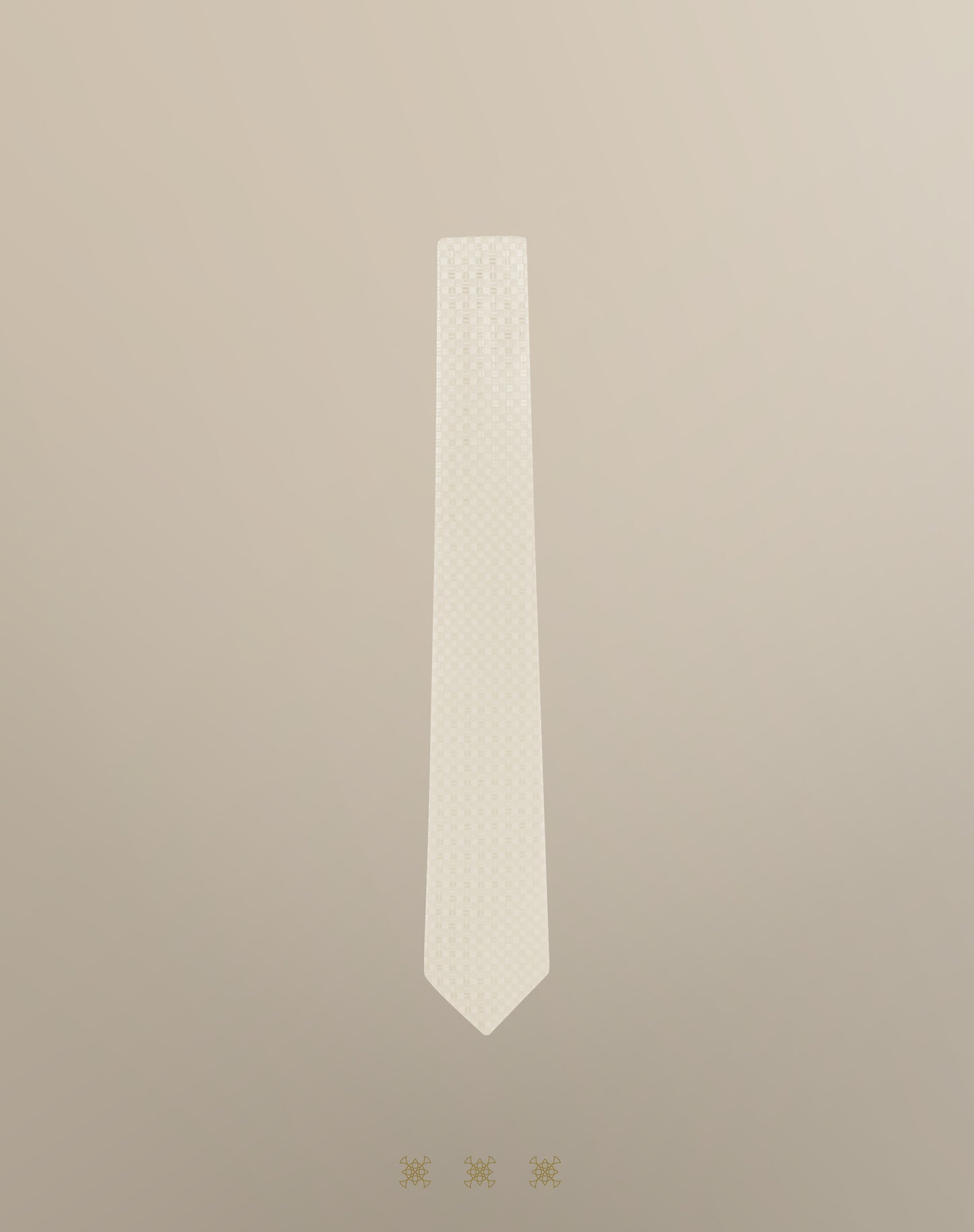 Corbata hueso sin nudo 33-087