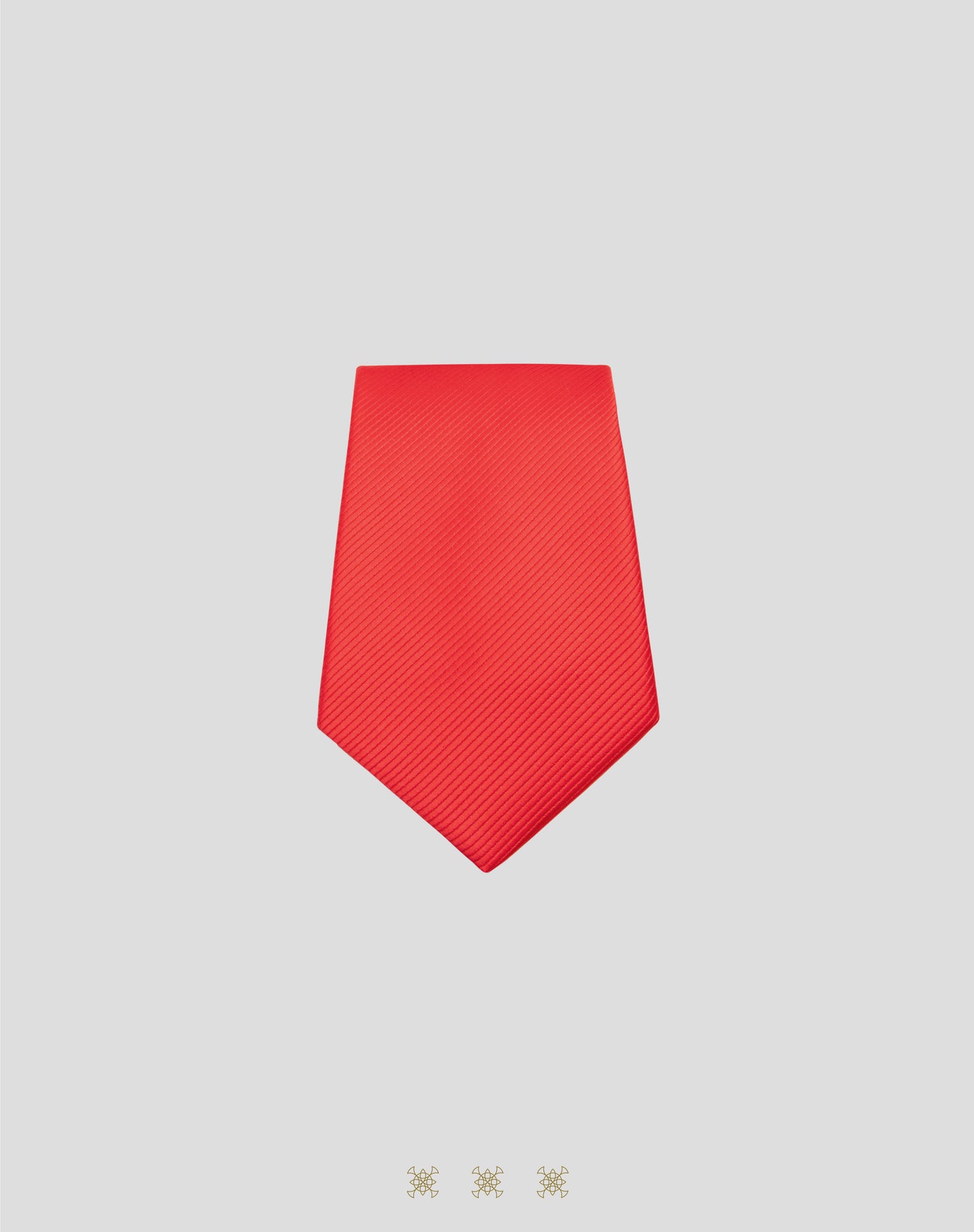 Corbata Roja con nudo 40-005