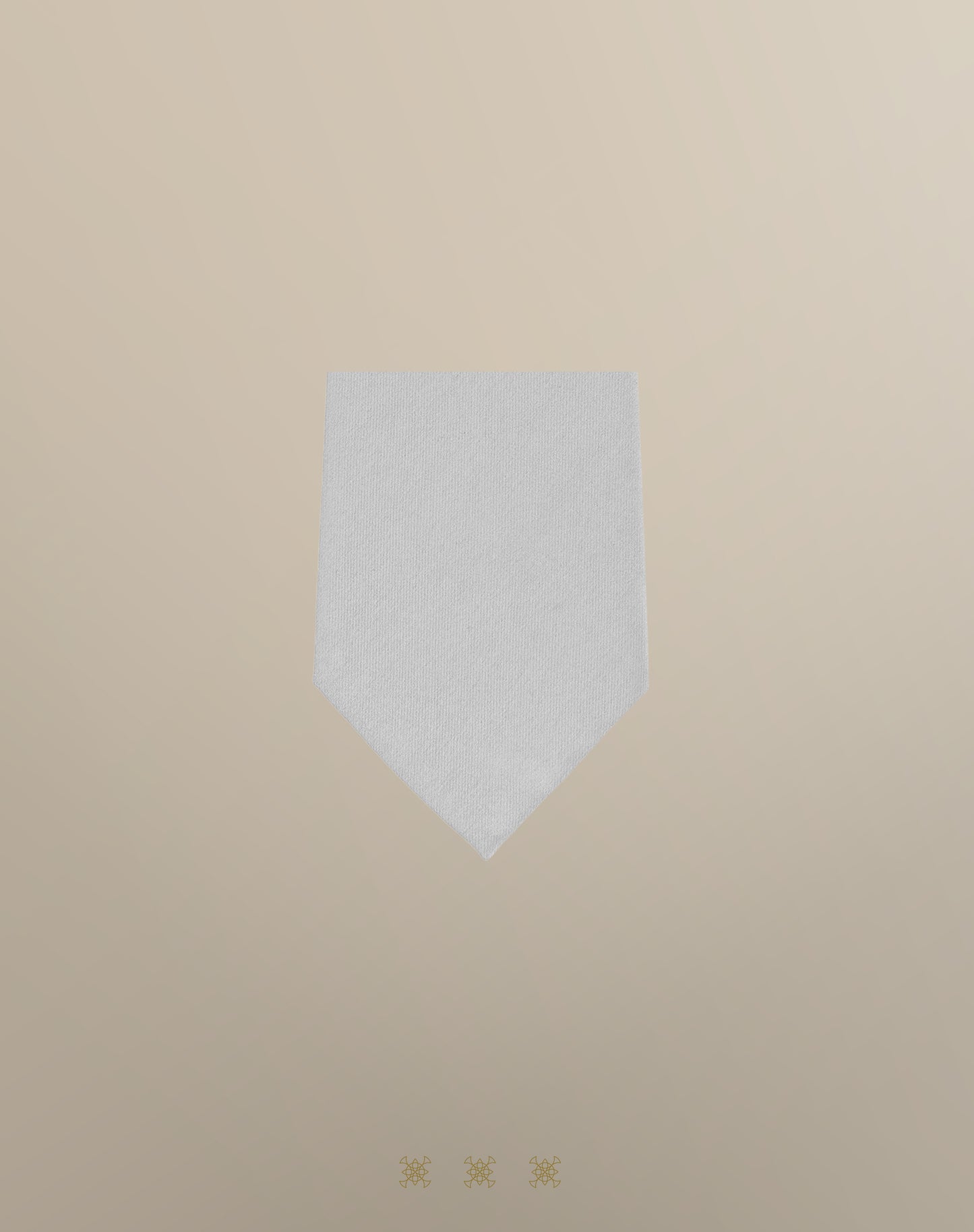 Corbata gris sin nudo 40-018