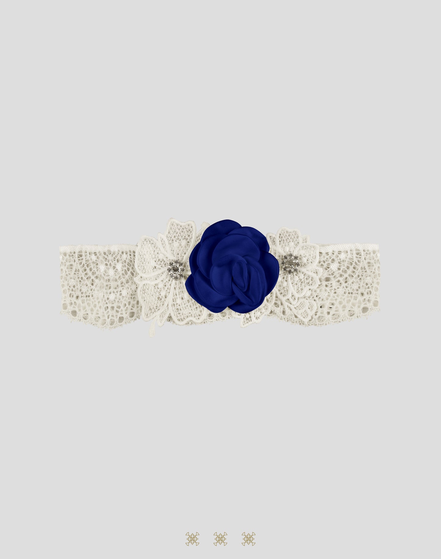 Liga para novia azul marino 75-198