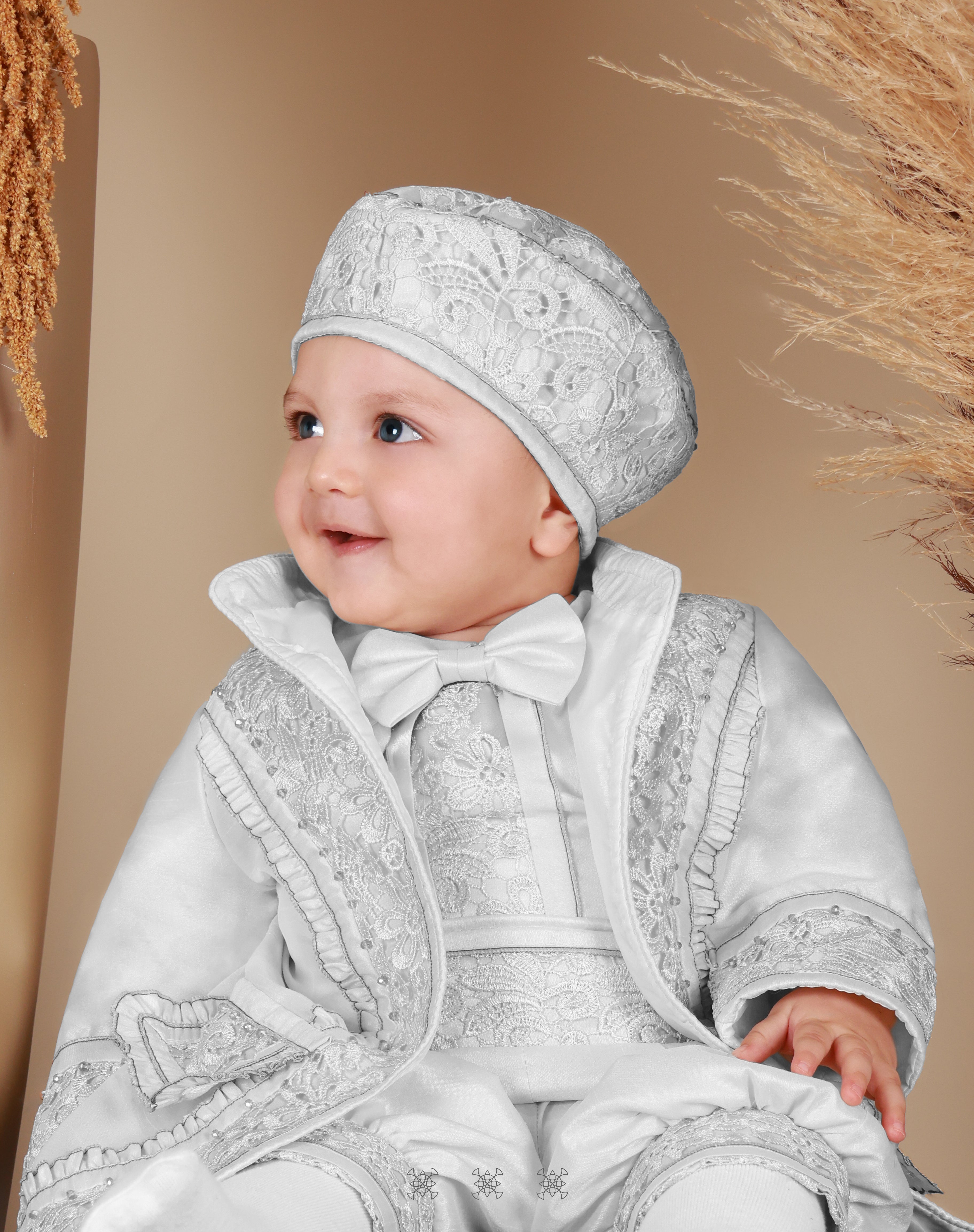 Gorro Ropa De Bautizo Para Niño De Meses Para Niños Ropa Bebe Niñ