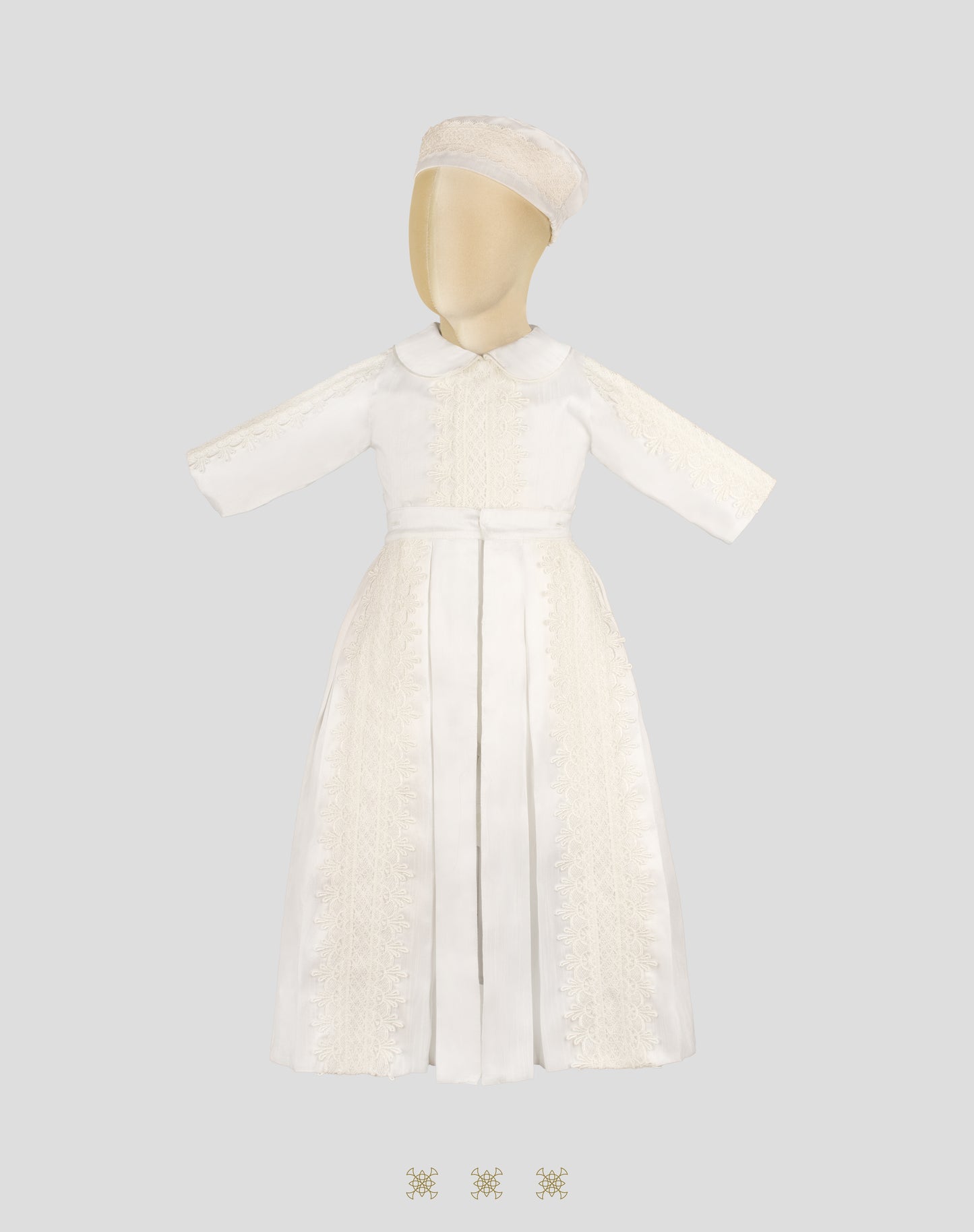 Ropón  de bautizo para niño 73-135