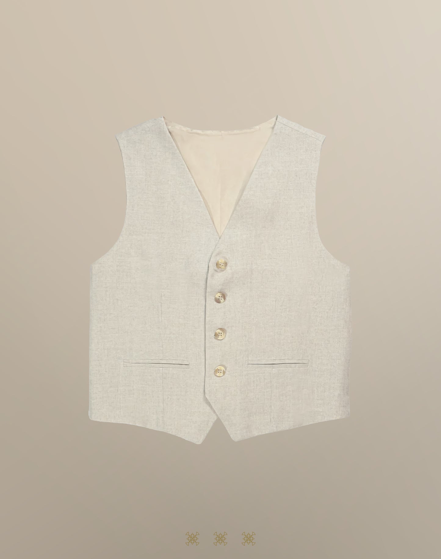 Chaleco de lino 83-008