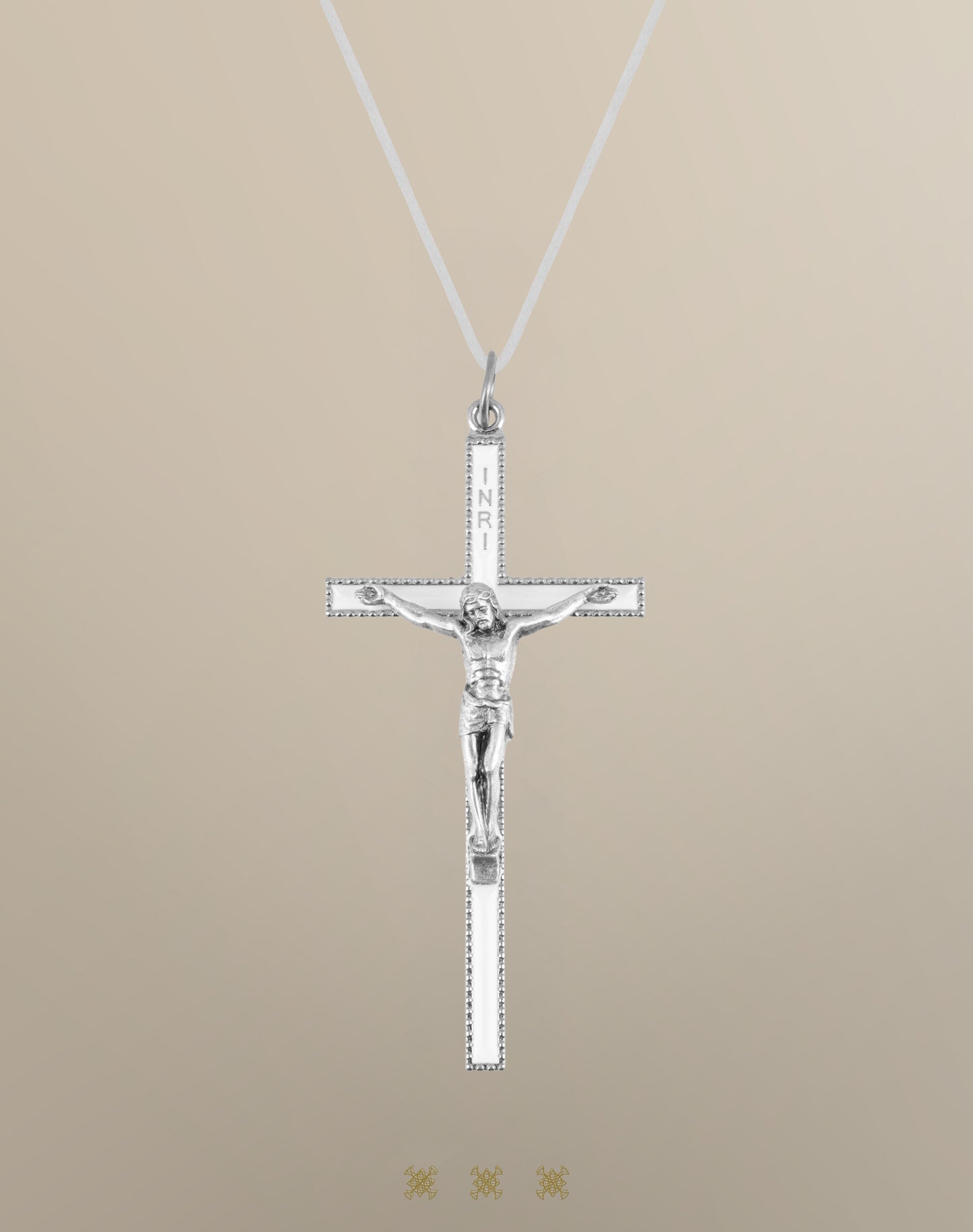 Cruz plateado primera comunión 90-501