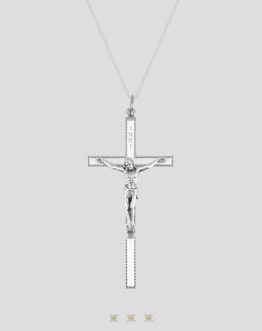 Cruz plateado primera comunión 90-501