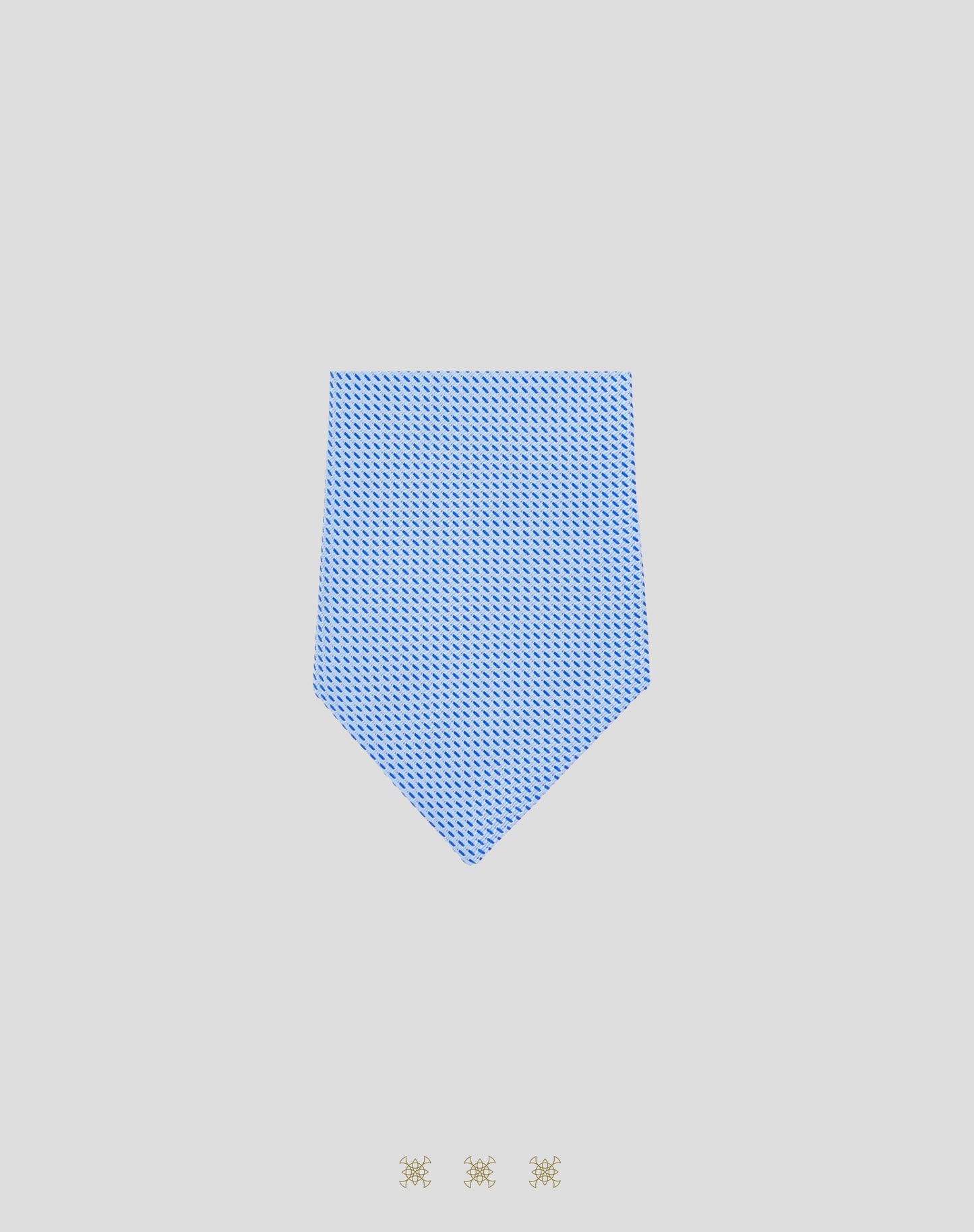 Corbata azul cielo con nudo 91-041
