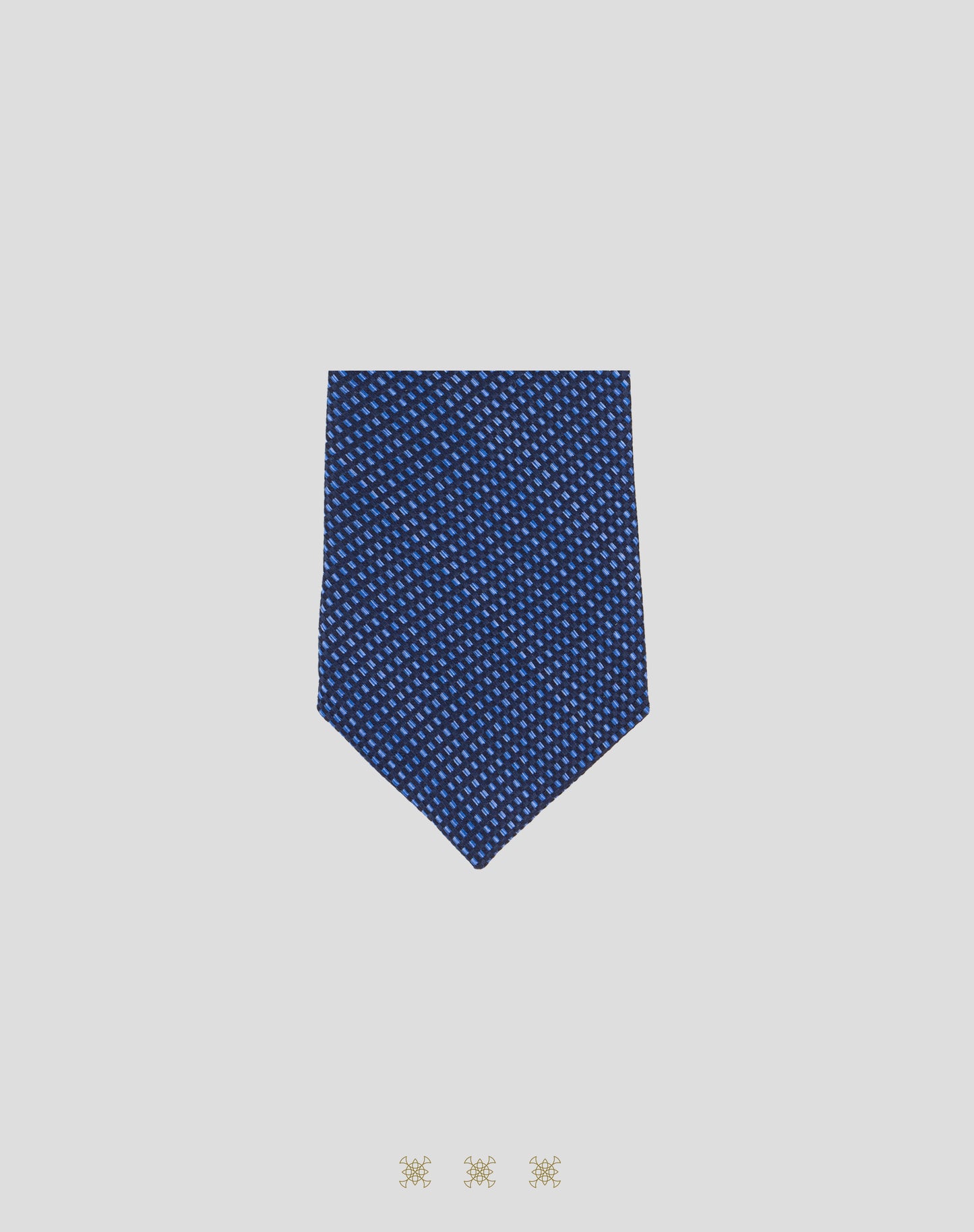 Corbata azul marino con nudo 91-041