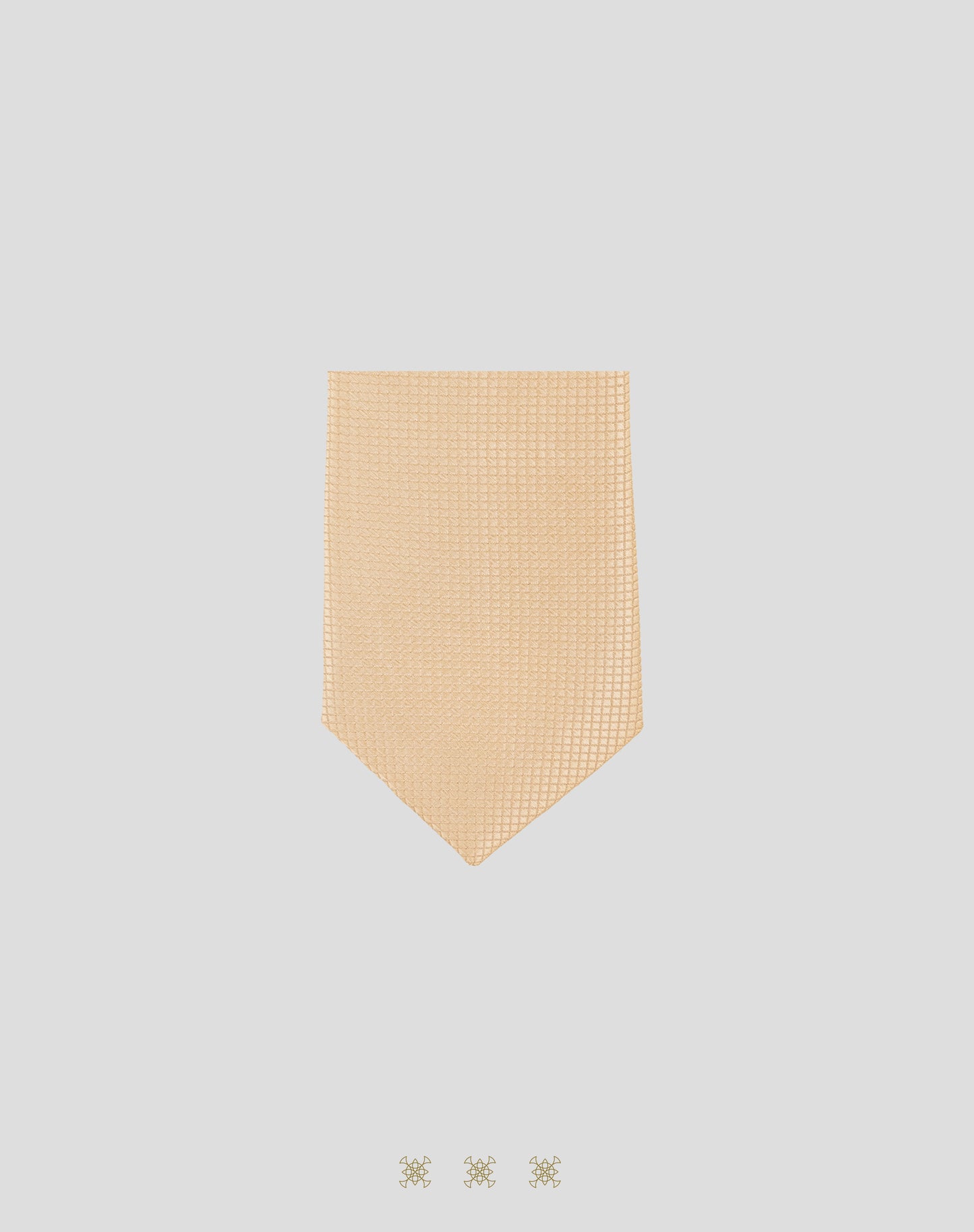 Corbata café claro con nudo 91-041