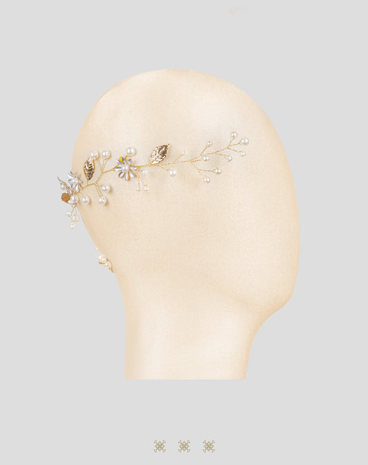 Tocado dorado 92-038