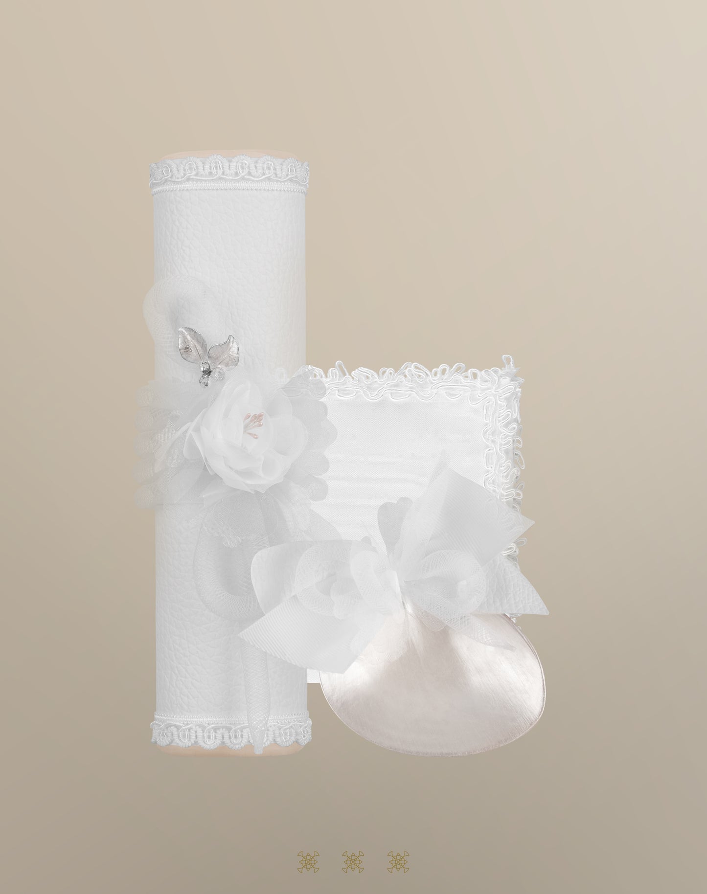 Set de vela bautizo blanca 92-119