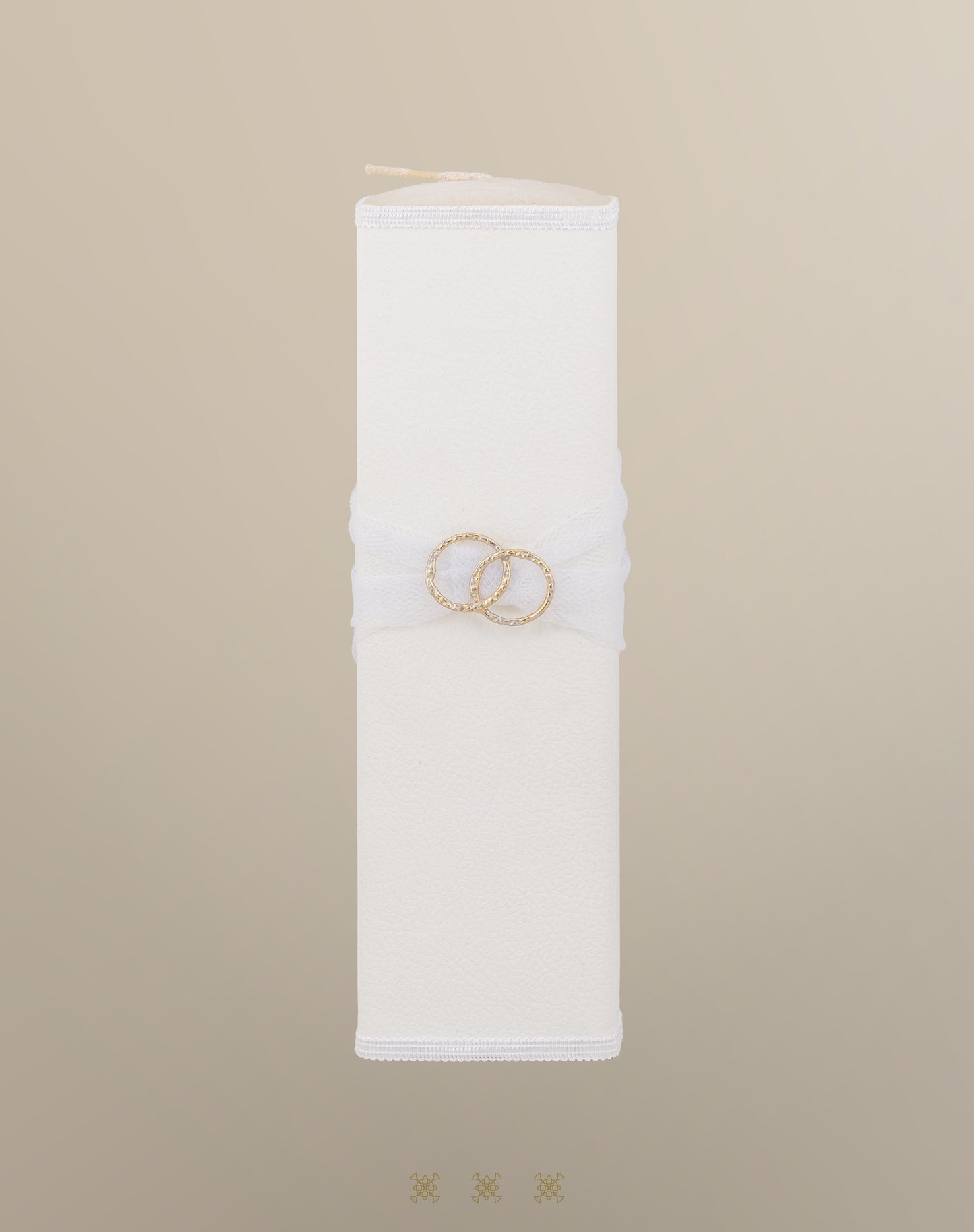 Cirio de boda blanco 92-125