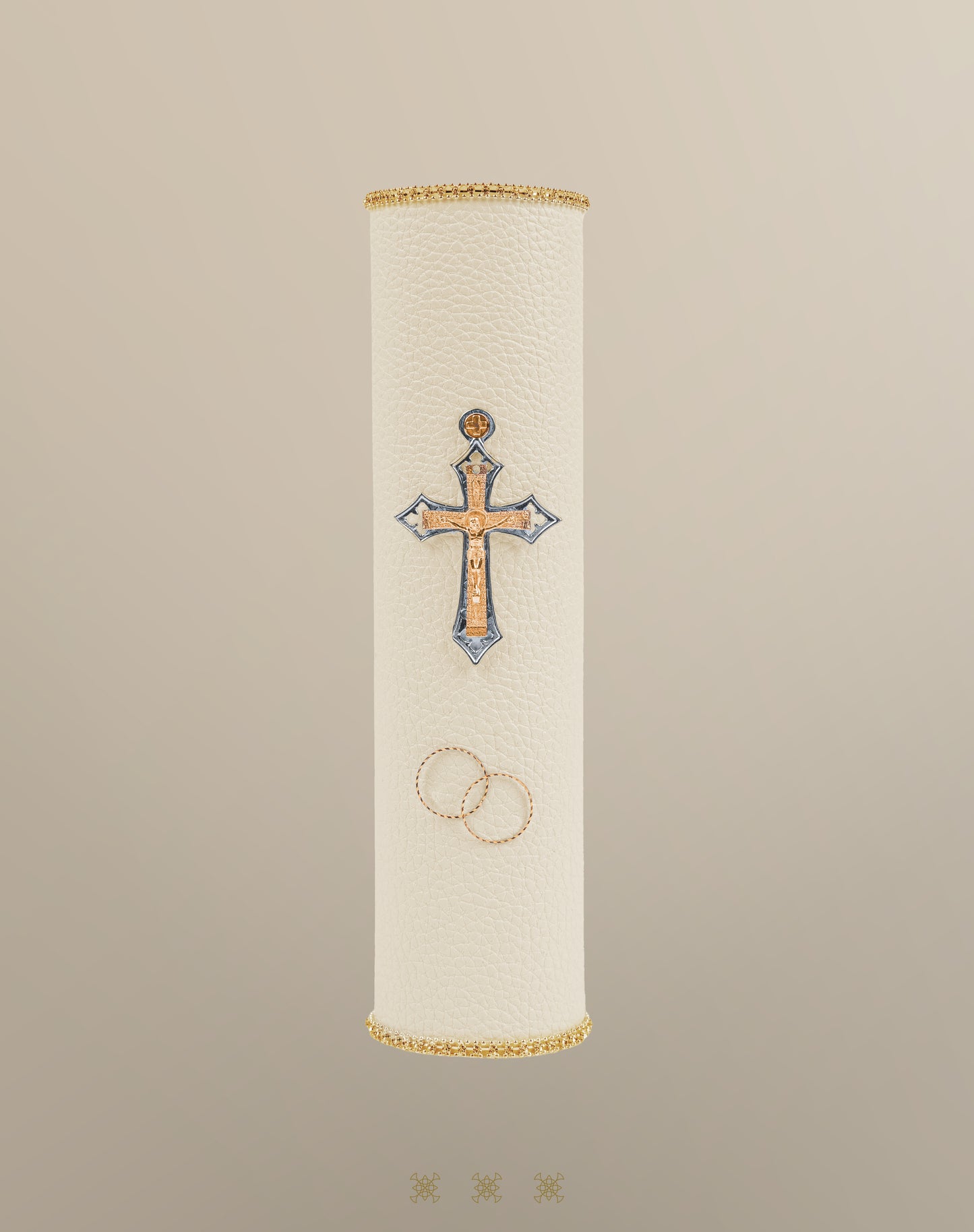 Cirio de boda hueso 92-176