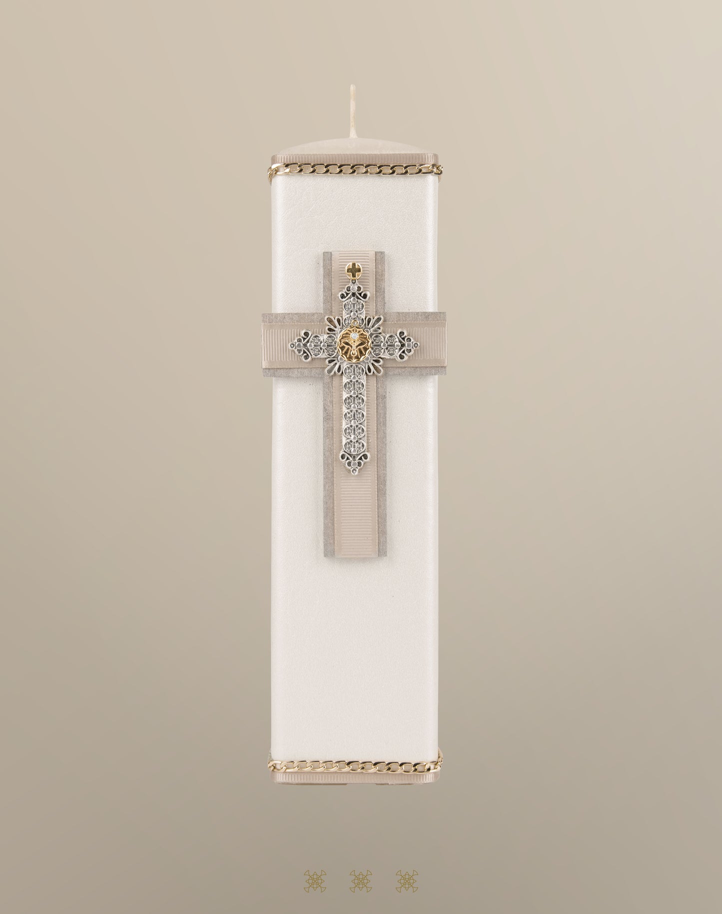 Cirio de boda blanco 92-181