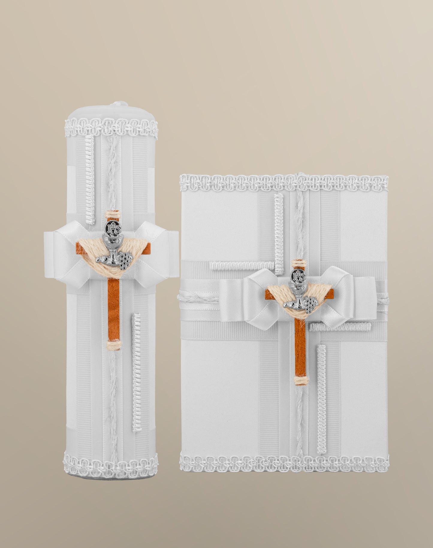 Set de vela primera comunión blanco A2-057